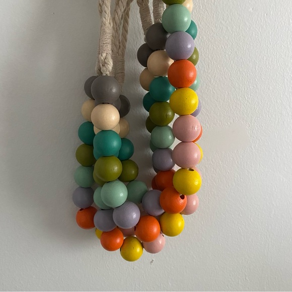 Wooden Bead curtain tie backs - Picture 7 of 7